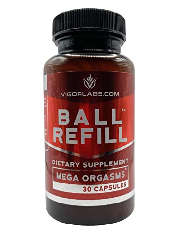 BALL REFILL by VIGOR LABS Semen Volumizer & Male Enhancement Supplement | Boost Sexual Drive & Libido | Improve Orgasms & Sexual Performance | Increase Semen Volume | 30 Capsules