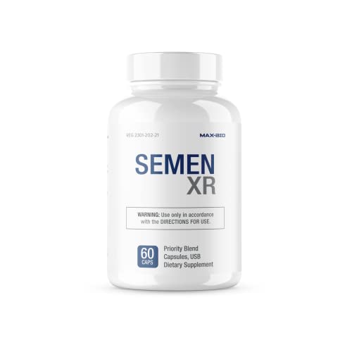 Semen XR - Maximum Volumizer and Fertility Formula - Natural Semen Volume Enhancer, Male Climax Enhancement, Men’s High Potency Endurance, (1)